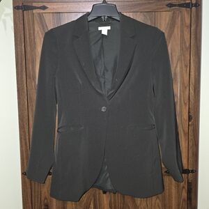 Women's H&M Single Button Black Blazer Size Small